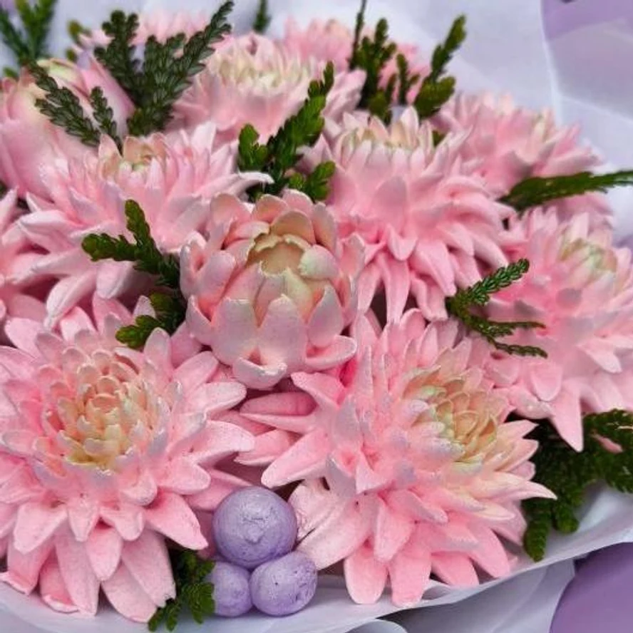 Букет из зефира, 25 см.